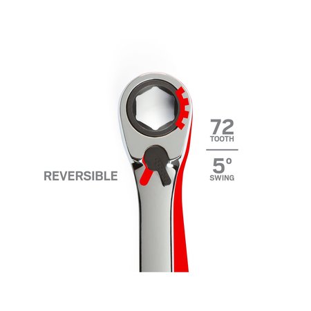 Tekton 14 mm Reversible Ratcheting Combination Wrench WRN56114